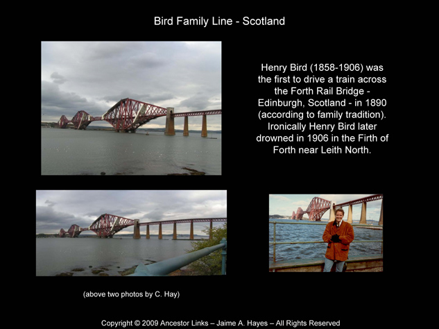 Henry Bird - Train Driver - Forth Rail Bridge - Edinburgh