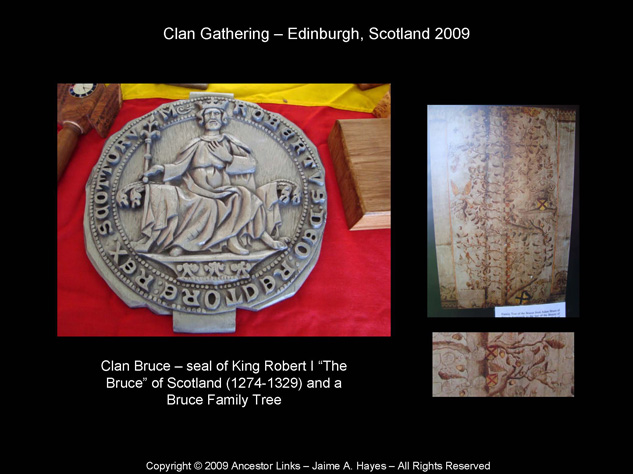 Clan Bruce - seal of King Robert I of Scotland