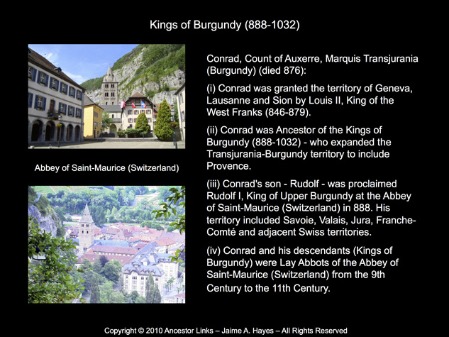 Kings of Burgundy & the Abbey of Saint-Maurice