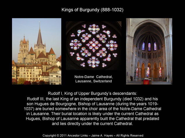 Kings of Burgundy & Lausanne Cathedral