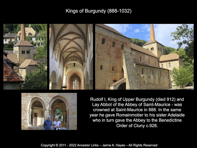 Kings of Burgundy & the Abbey of Romainmotier