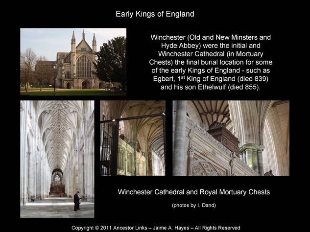Early Kings of England - Winchester Cathedral