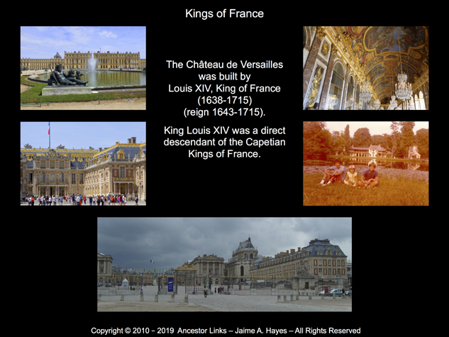 Kings of France - Chateau de Versailles