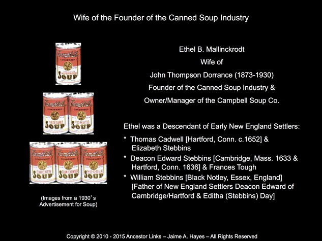 Wife of John Dorrence - Campbell Soup Co