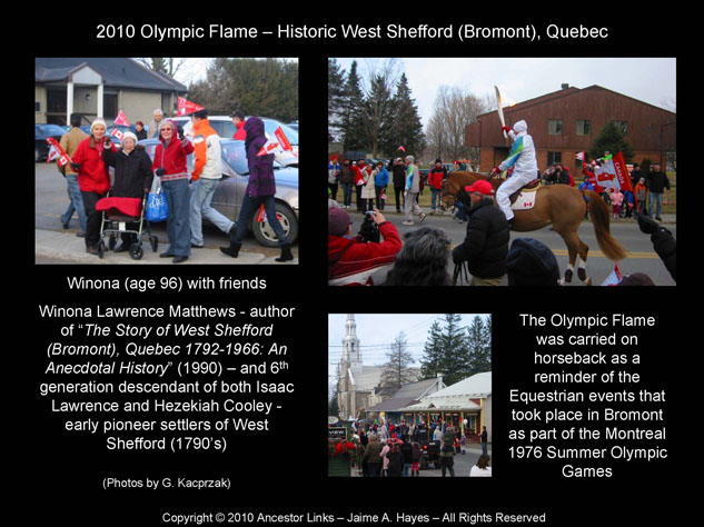 Olympic Flame 2010 - Bromont Quebec