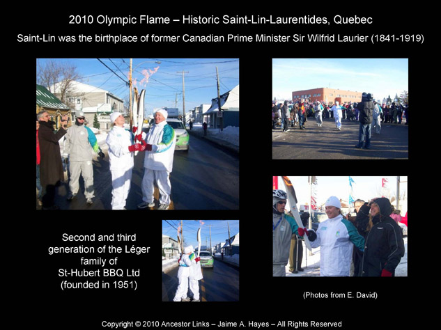 Olympic Flame 2010 - Saint-Lin Quebec