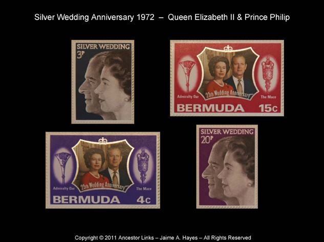 Silver Wedding Anniversary 1972 - Queen Elizabeth II & Prince Philip