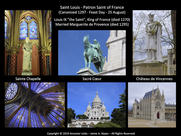 Statues of Saint Louis - Patron Saint of France