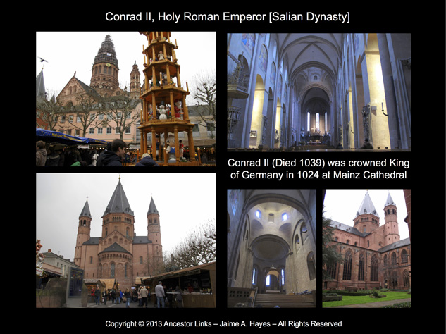 Holy Roman Emperors - Conrad II - Mainz Cathedral