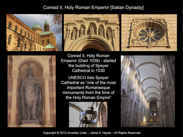 Holy Roman Emperors - Conrad II - Speyer Cathedral