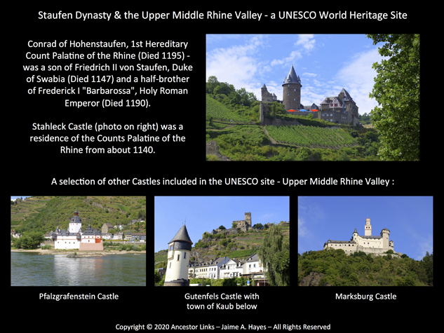Staufen Dynasty & the Upper Middle Rhine Valley - a UNESCO World Heritage Site