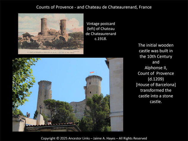 Counts of Provence - and Chateau de Chateaurenard,
          France