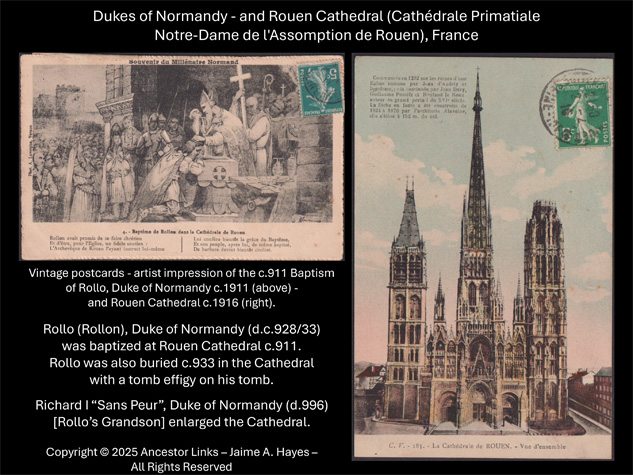 Dukes of Normandy - and Rouen Cathedral, France