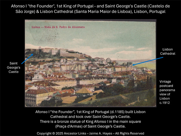 Statue of Afonso Henriques, 1st King of Portugal