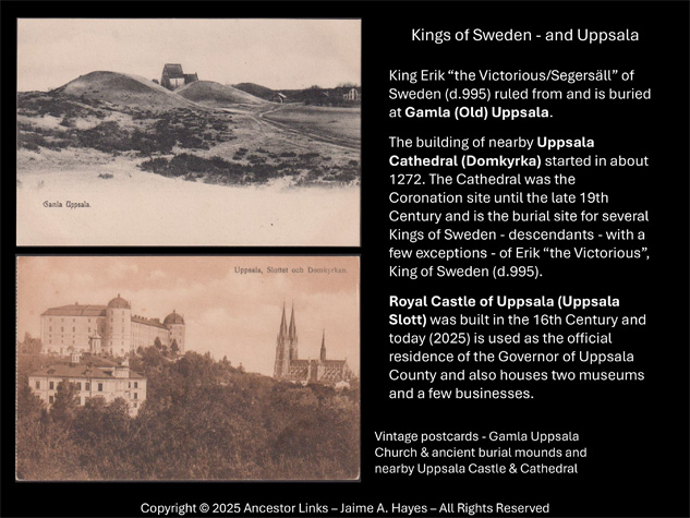 Kings of Sweden - and Uppsala